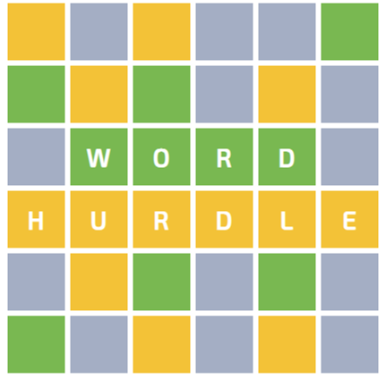 Hurdle Word Game